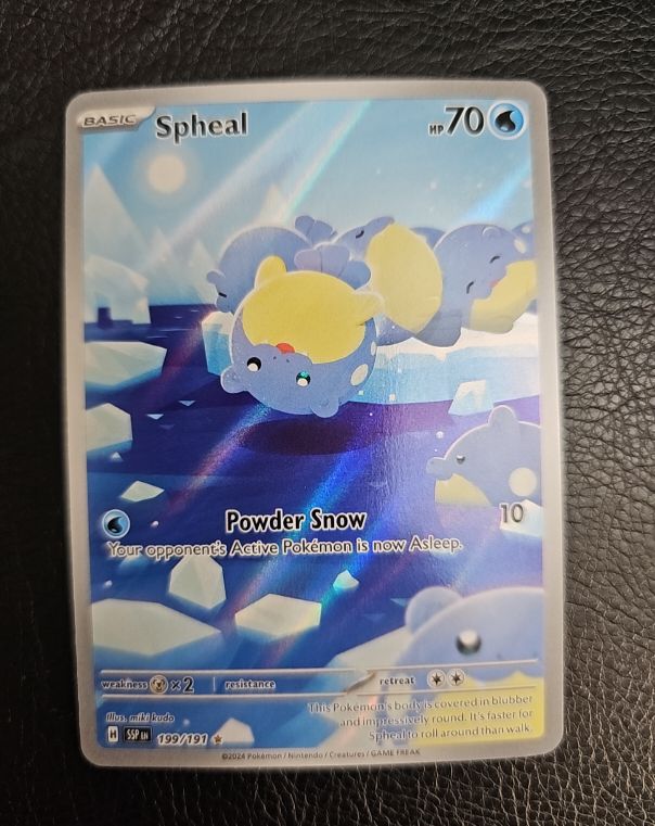 2024 Pokémon Surging Sparks #199 Spheal — front
