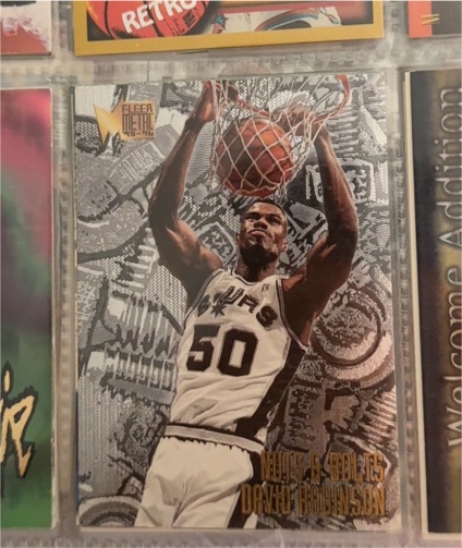 1995-96 Fleer Metal #217 David Robinson — front