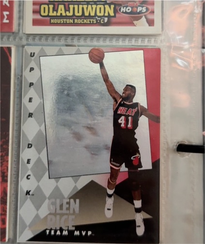 1992-93 Upper Deck MVP Holograms #14 Glen Rice — front