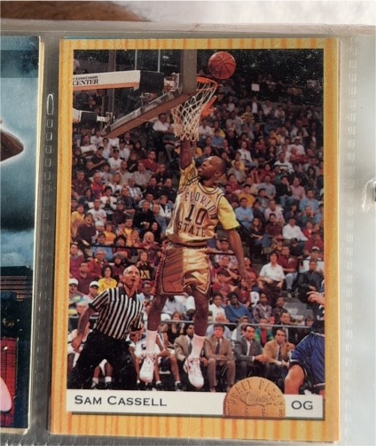 1993 Classic Draft Picks #20 Sam Cassell — front