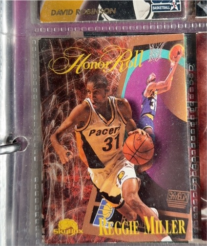 1995-96 Skybox #259 Reggie Miller — front