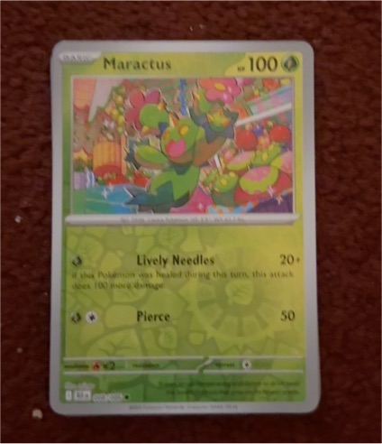 2023 Pokémon TCG Black Bolt #008 Maractus — front