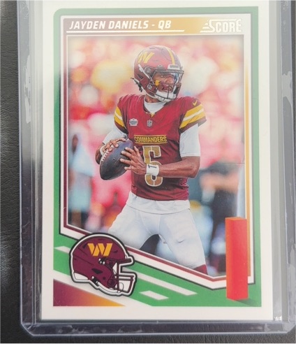 2025 Panini Score #195 Jayden Daniels — front