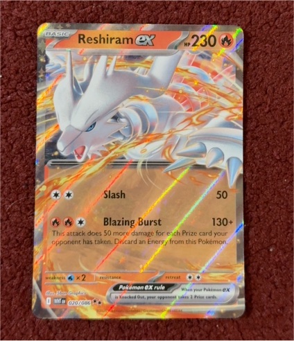 2022 Pokémon TCG SV: White Flare #020 Reshiram ex — front