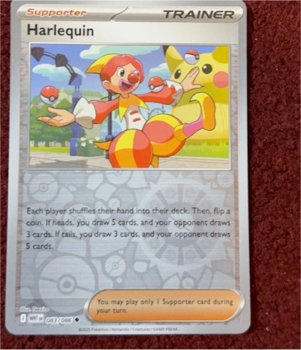 2025 Pokémon Scarlet & Violet White Flare #083 Harlequin — front