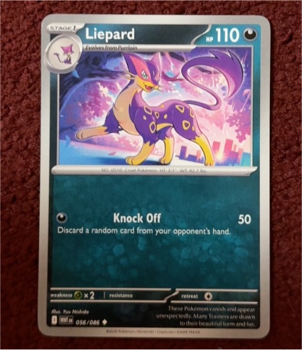 2025 Pokémon White Flare #056 Liepard — front