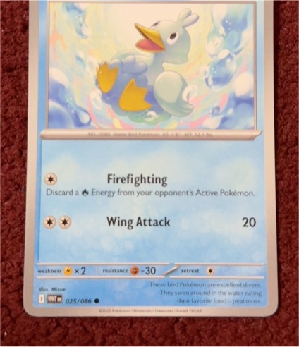 2022 Pokémon Scarlet & Violet #025 Ducklett — front