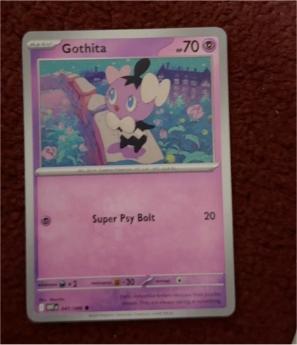 2022 Pokémon Scarlet & Violet #041 Gothita — front