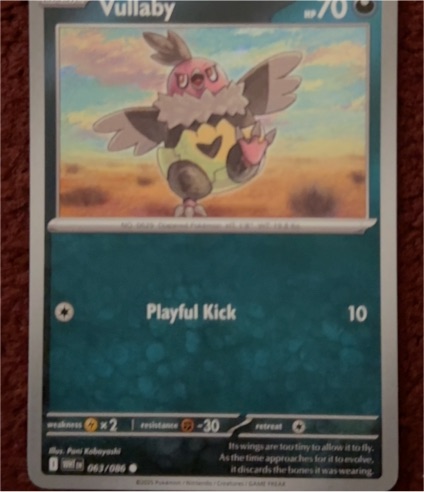 2025 Pokémon Scarlet & Violet #063 Vullaby — front