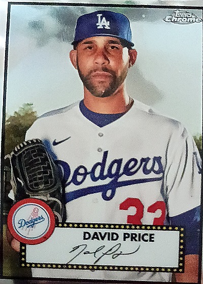 2021 Topps Chrome Platinum Anniversary #444 David Price — front