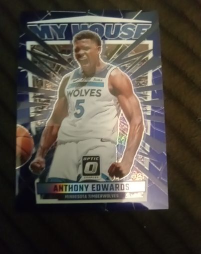 2023-24 Panini Donruss Optic My House #9 Anthony Edwards — front