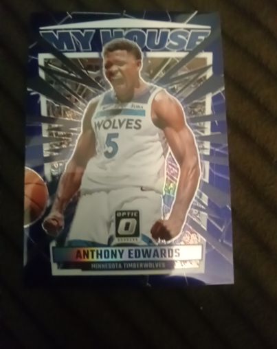2023-24 Panini Donruss Optic #9 Anthony Edwards My House — front
