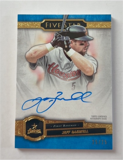 2021 Topps Five Star #FSA-JB Jeff Bagwell — front