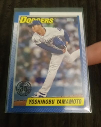 2025 Topps Series 1 #T90-84 Yoshinobu Yamamoto — front