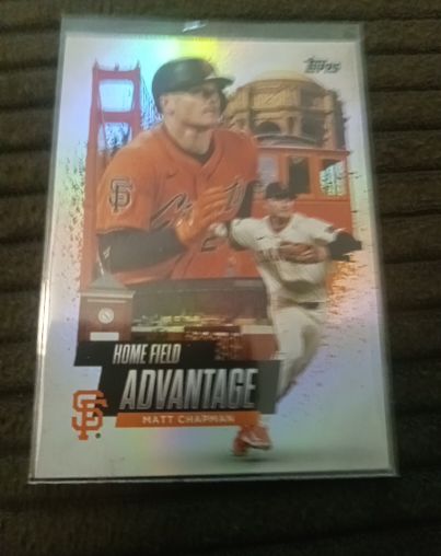 2025 Topps Series 1 #HA-11 Matt Chapman Home Field Advantage — front