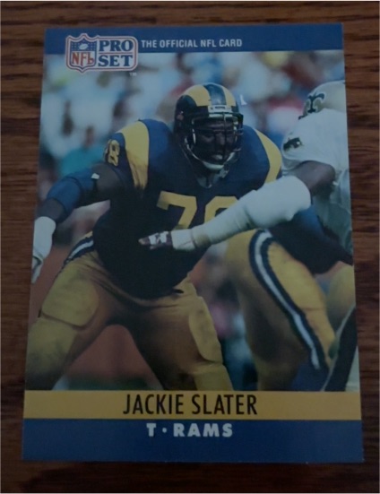 1990 Pro Set #173 Jackie Slater — front