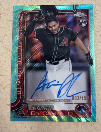 2025 Topps Chrome #RA-AD Adrian Del Castillo — front