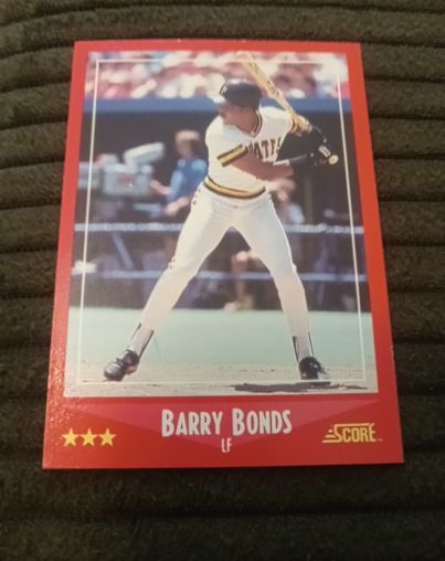 1988 Score #265 Barry Bonds — front