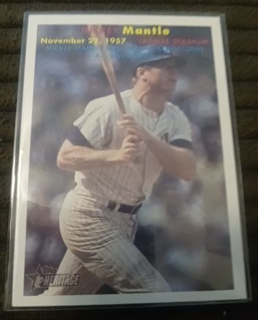 2006 Topps Heritage Flashbacks #FB-MM Mickey Mantle — front