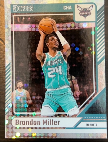 2024-25 Donruss #197 Brandon Miller — front