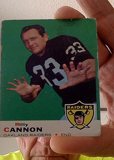 1969 Topps #68 Billy Cannon — front