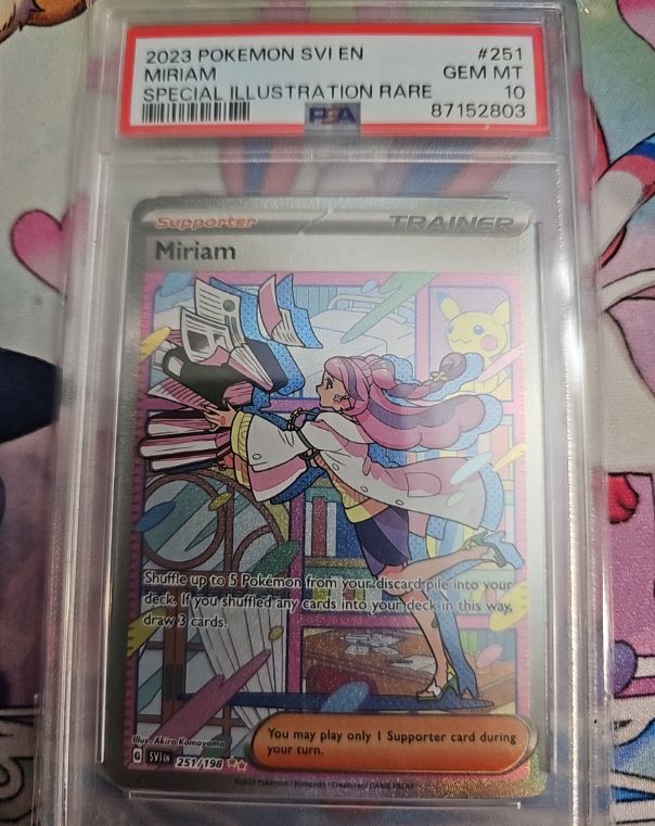 2023 Pokémon Scarlet & Violet #251 Miriam Special Illustration Rare — front
