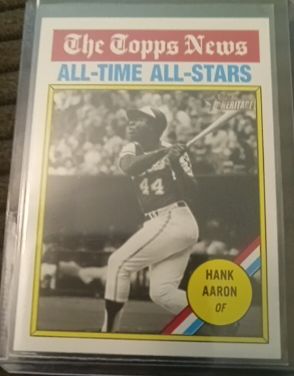 2025 Topps Heritage #346 Hank Aaron — front