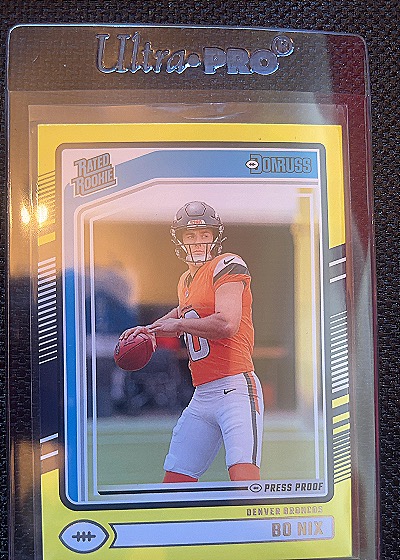 2024 Donruss Rated Rookie #369 Bo Nix — front