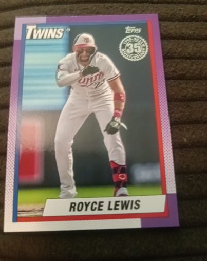 2025 Topps Series 2 35th Anniversary #90B2-1 Royce Lewis — front