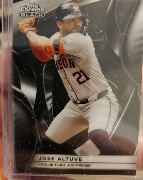 2025 Topps Chrome Black #139 Jose Altuve — front