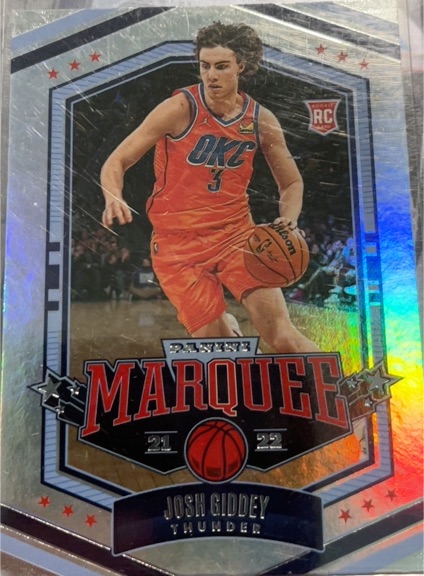 2021-22 Panini Chronicles Marquee #365 Josh Giddey — front
