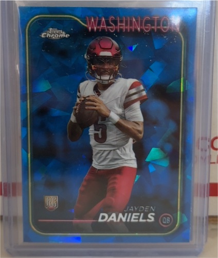 2024 Topps Chrome #201 Jayden Daniels — front