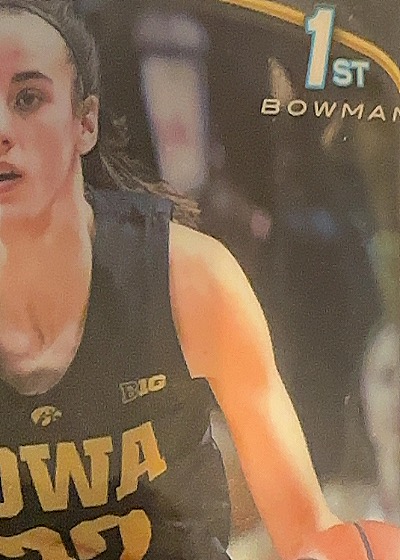 2022 Bowman 1st Bowman Iowa Women's Basketball Card — front