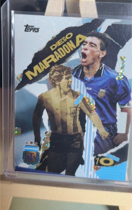 2024 Topps First Goal #10 Diego Maradona — front