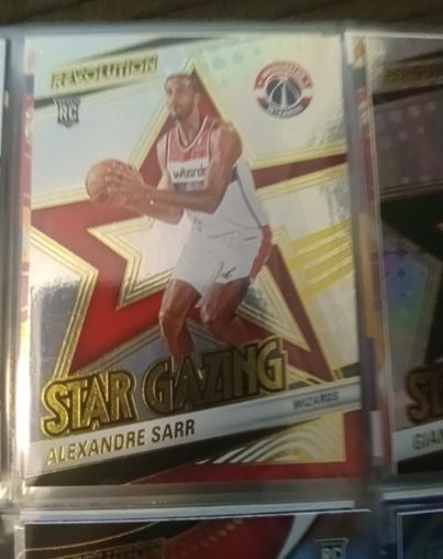 2024-25 Panini Revolution #19 Alexandre Sarr Star Gazing Rookie Card — front