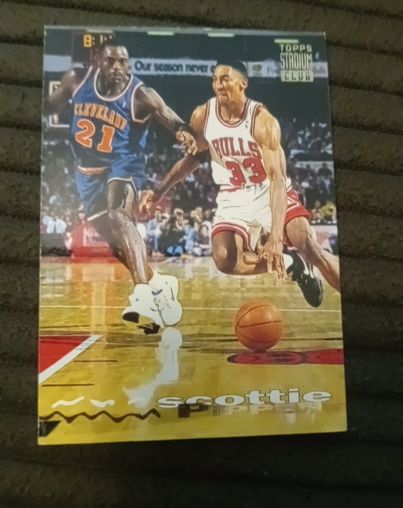1993-94 Topps Stadium Club #300 Scottie Pippen — front