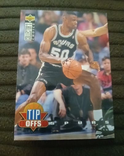 1994-95 Upper Deck Collector's Choice Tip Offs #189 David Robinson — front