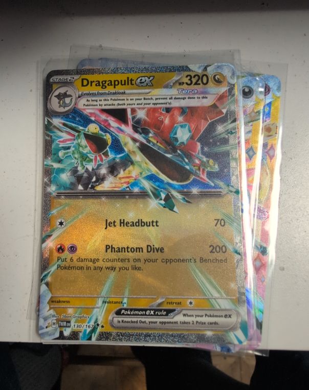 2022 Pokémon TCG Scarlet & Violet Twilight Masquerade #130 Dragapult EX — front