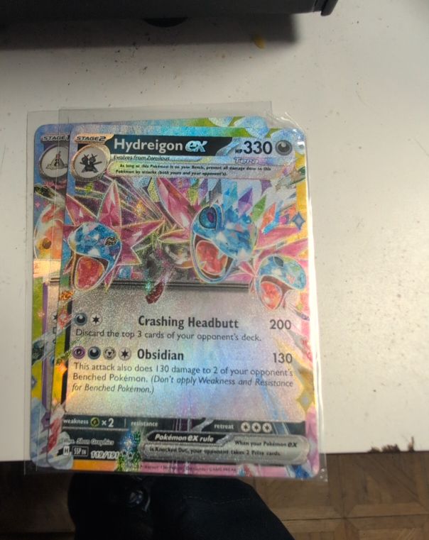2022 Pokémon SV08: Surging Sparks #119 Hydreigon EX — front