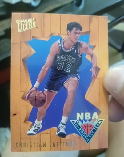 1993-94 Fleer Ultra All-Rookie Team #3 Christian Laettner — front