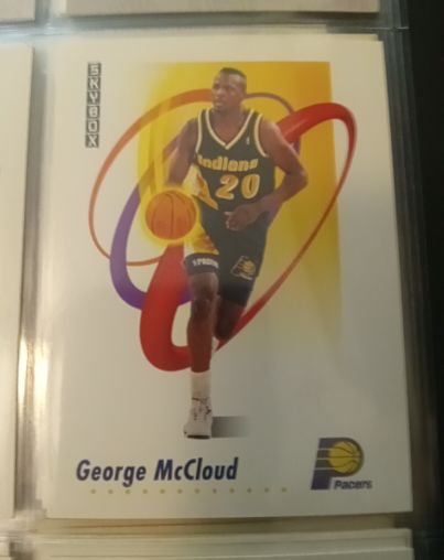 1991-92 SkyBox #113 George McCloud — front