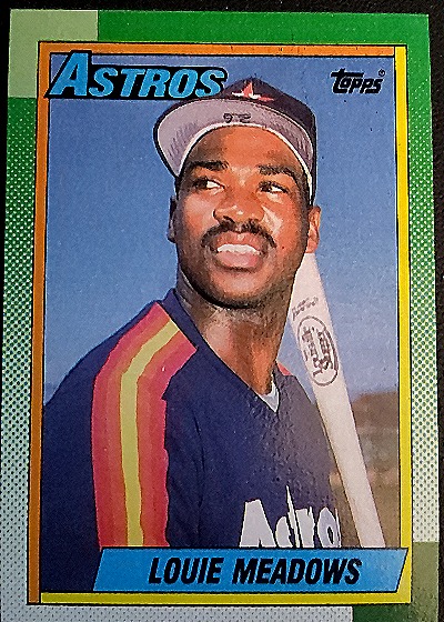 1990 Topps #534 Louie Meadows — front