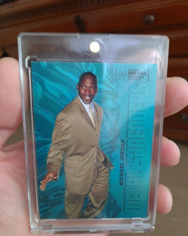 2022 Skybox Metal Universe Champions #101 Michael Jordan Metal Shredders — front