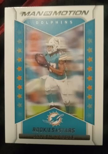 2022 Panini Rookies & Stars #MM-19 Jaylen Waddle Man In Motion — front