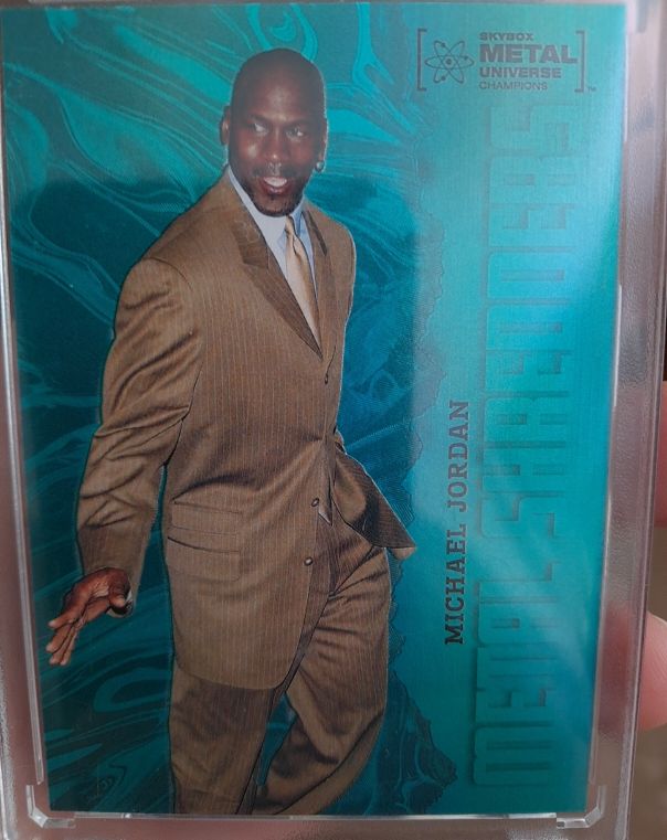 2022 Skybox Metal Universe Champions #101 Michael Jordan Metal Shredders — front