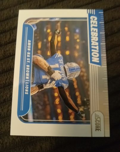 2024 Panini Score Celebration #C-ASB Amon-Ra St. Brown — front