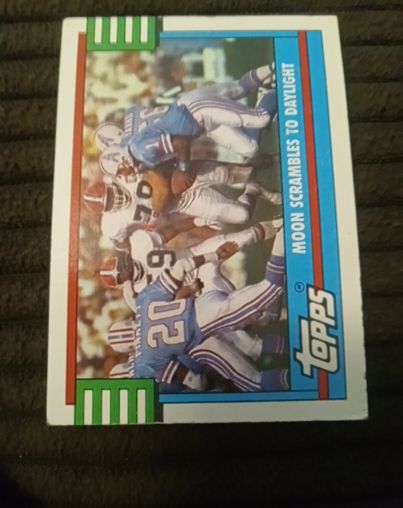 1990 Topps #519 Warren Moon — front