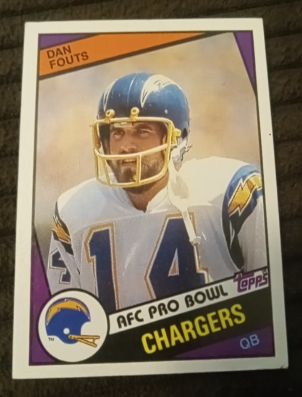 1984 Topps #179 Dan Fouts — front