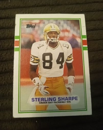 1989 Topps #379 Sterling Sharpe — front