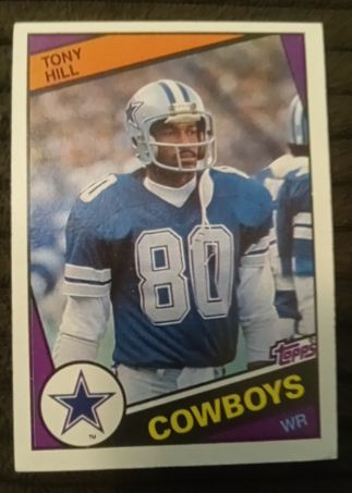 1984 Topps #241 Tony Hill Dallas Cowboys — front